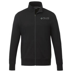 TELOS Men's ARGUS Eco Fleece Full Zip - Black