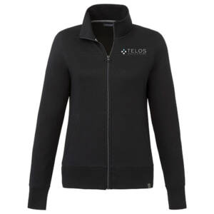 TELOS Women's ARGUS Eco Fleece Full Zip - Black